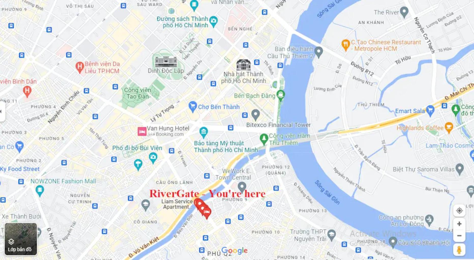 The Rivergate Apartments & Condo Saigon ホーチミン市 エクステリア 写真